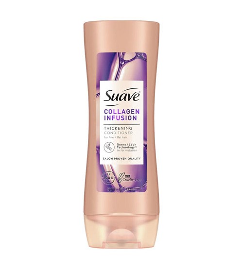 Suave Collagen Infusion Thickening Conditioner For Fine To Flat Hair 373ml